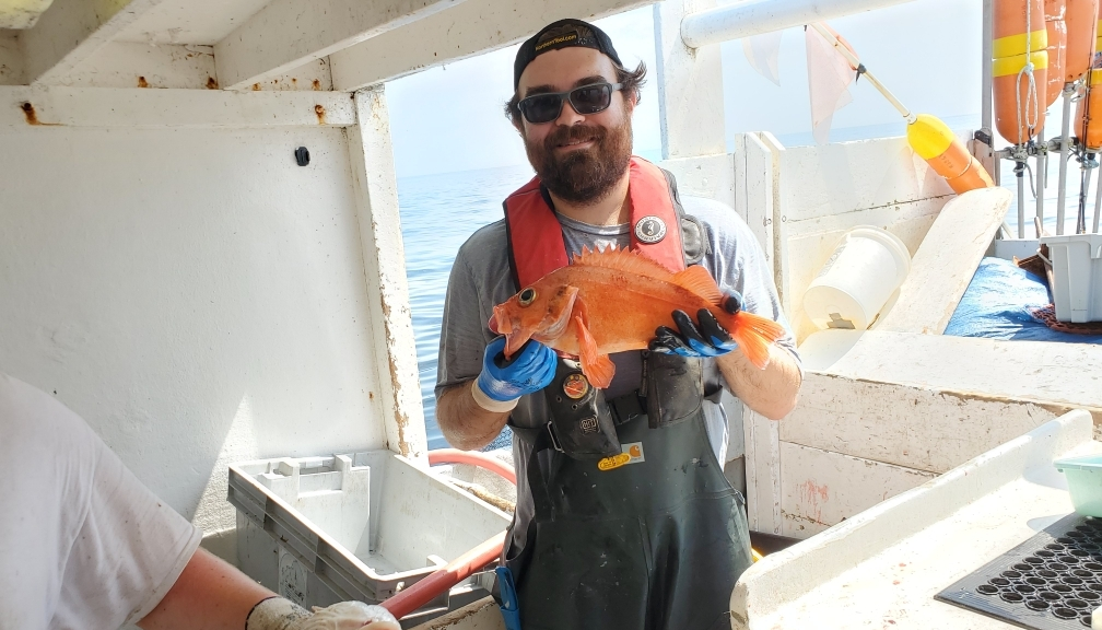George George is a Marine Resources Management Specialist at NOAA’s Northeast Fisheries Science Center in Woods Hole, Massachusetts where he works in the Cooperative Research Branch. His primary focus is managing the environmental Monitors on Lobster Traps and Large Trawlers (eMOLT) program, but he can also be found supporting other cooperative research projects both in the workshop and at sea. George earned his BS from the University of Connecticut, his MS from SUNY Plattsburgh, and his PhD from the University of Maine. Prior to joining NOAA, George worked as the staff scientist for a commercial fishing association and as an adjunct professor at Massachusetts Maritime Academy.